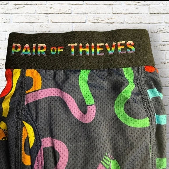 NWT Pair Of Thieves Pride Boxer Briefs The Trevor Project with Rainbows. Size S - Picture 5 of 5